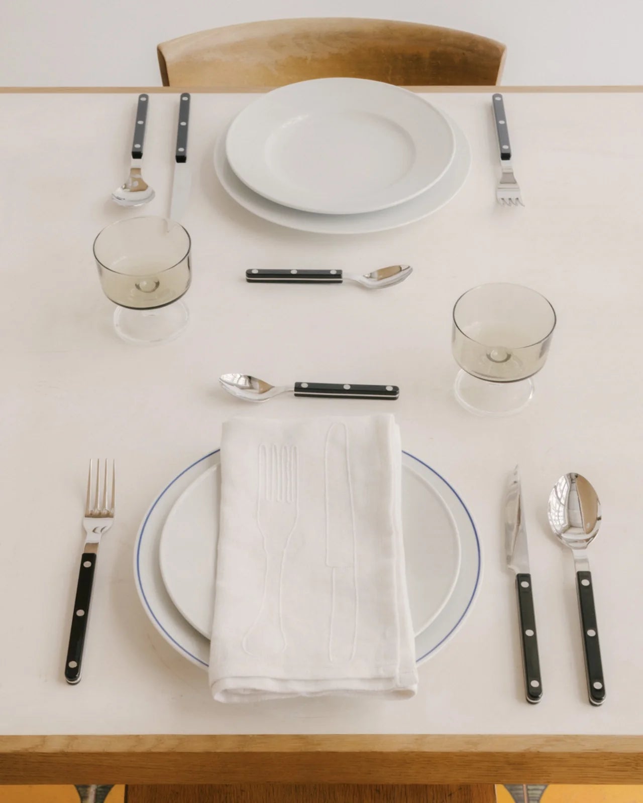 Sabre Bistrot 5 Piece Cutlery Set in Black