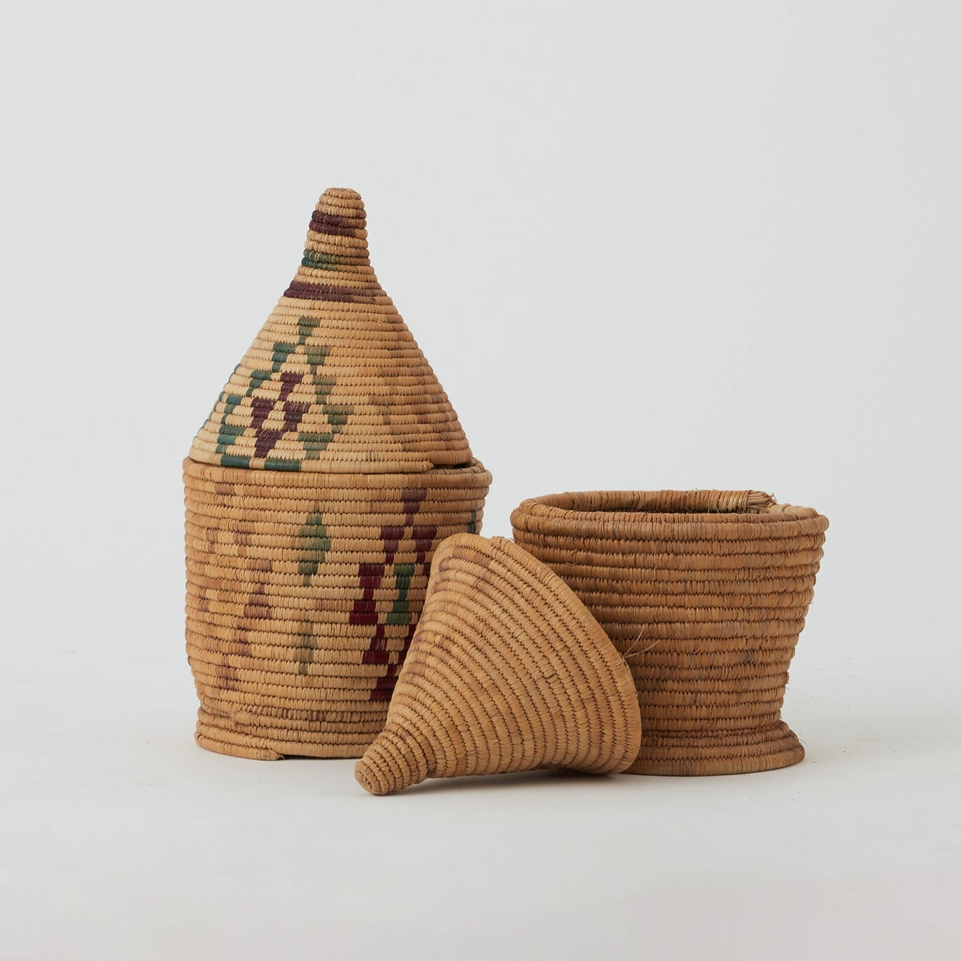 Moroccan Woven Basket Triangles