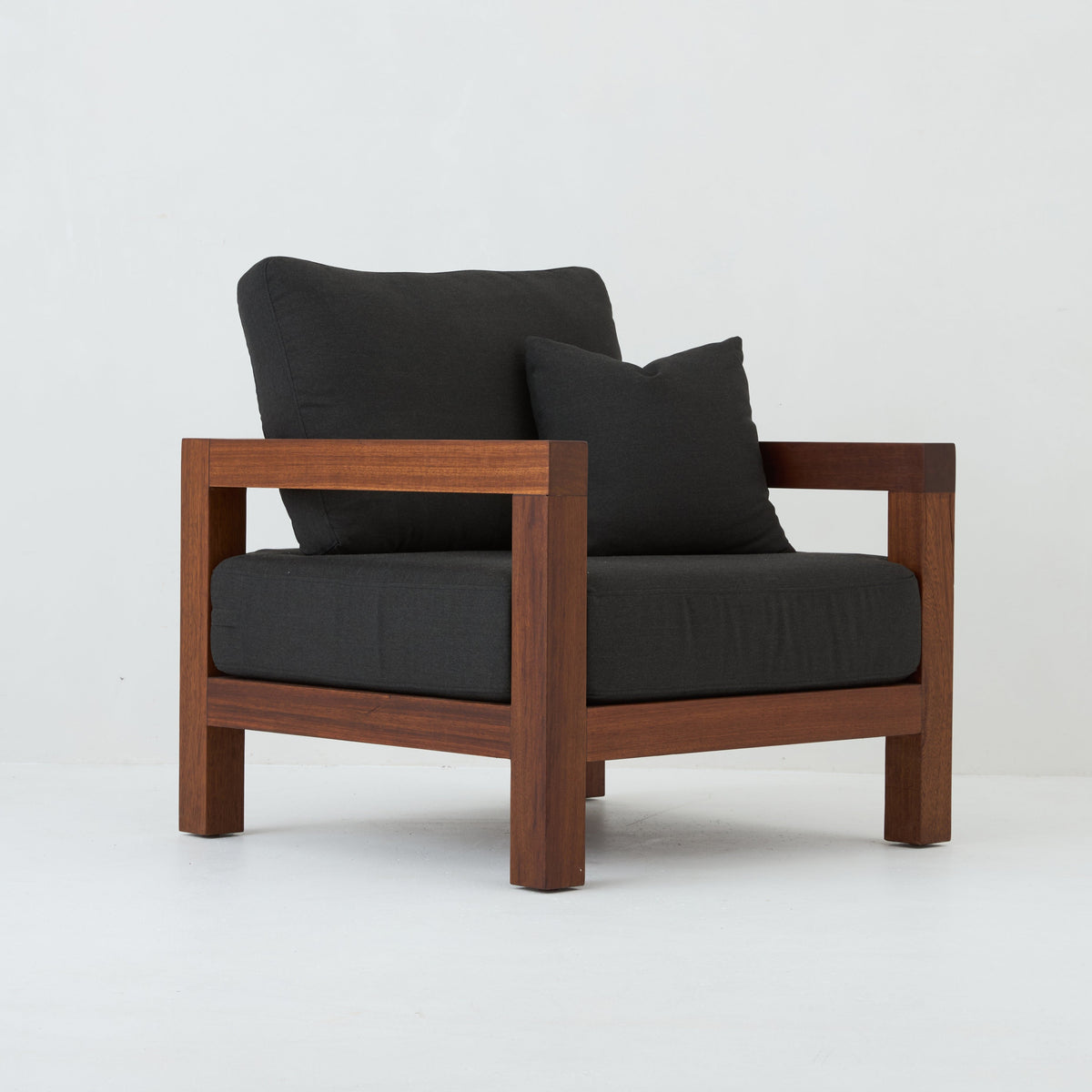 Cali Teak armchair in Coal by Bodhi Living