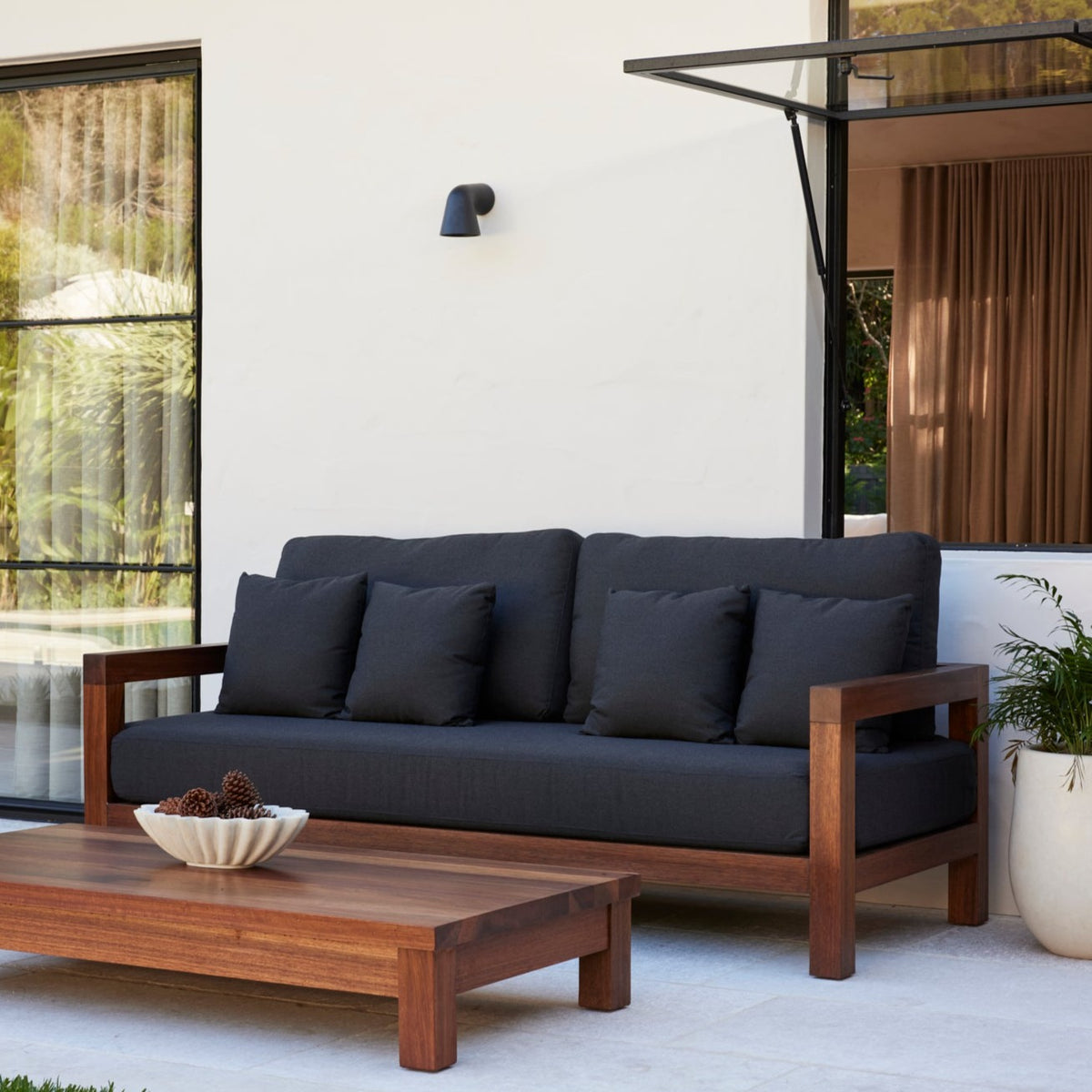 Cali Teak Outdoor Sofa