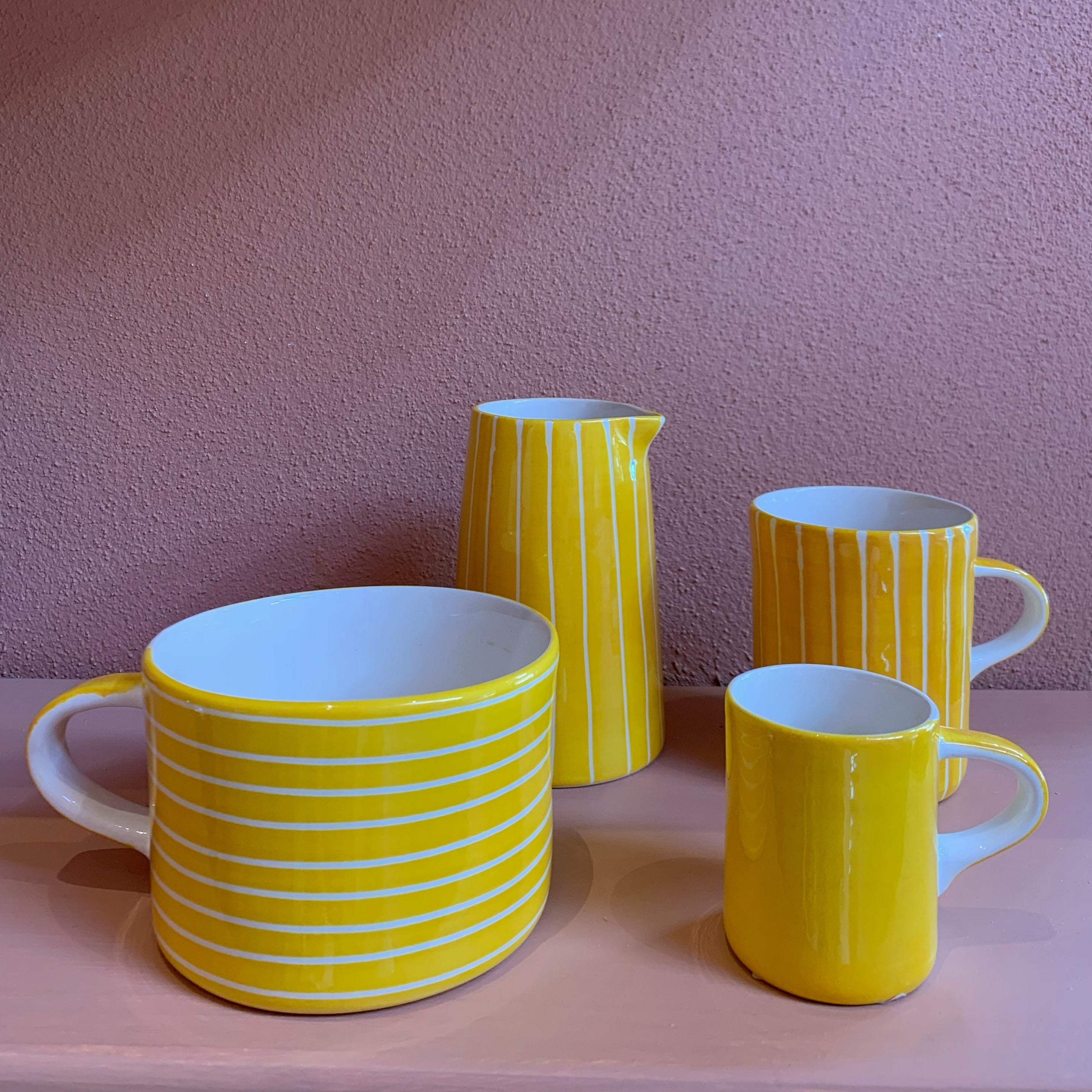 Musango Cups and Saucer Turmeric