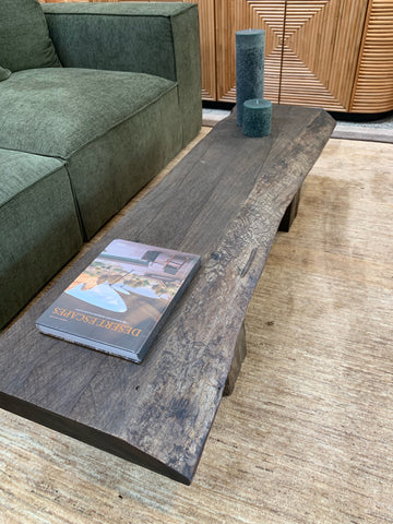 Coffee Table with slab legs