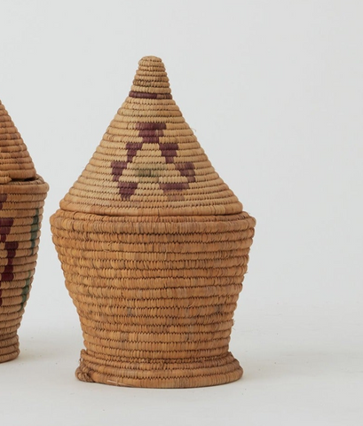 Moroccan Woven Basket Triangles