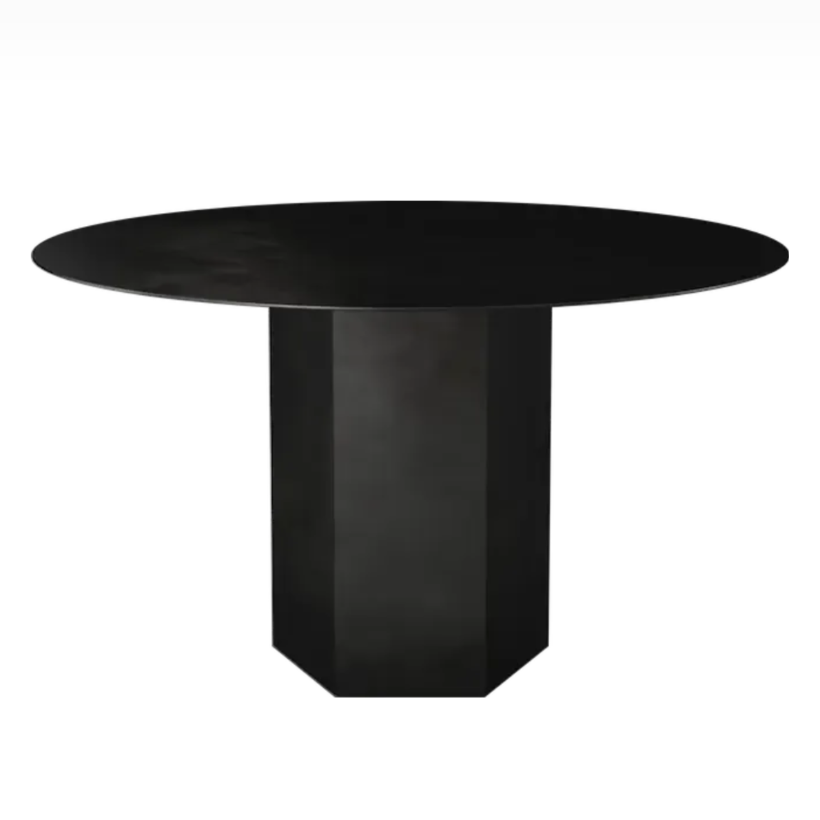 Epic Dining Table Steel Round 1300mm dia - GUBI
