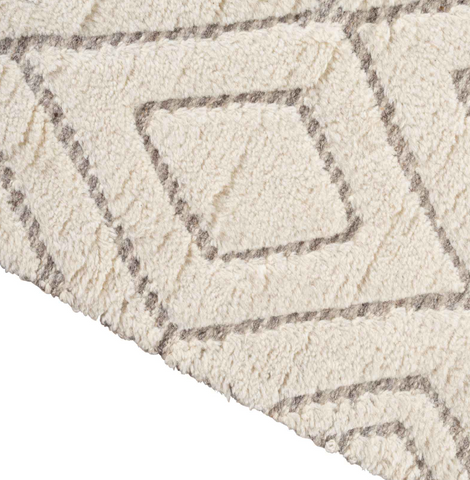 Sahara Diamond Ivory/Taupe Rug