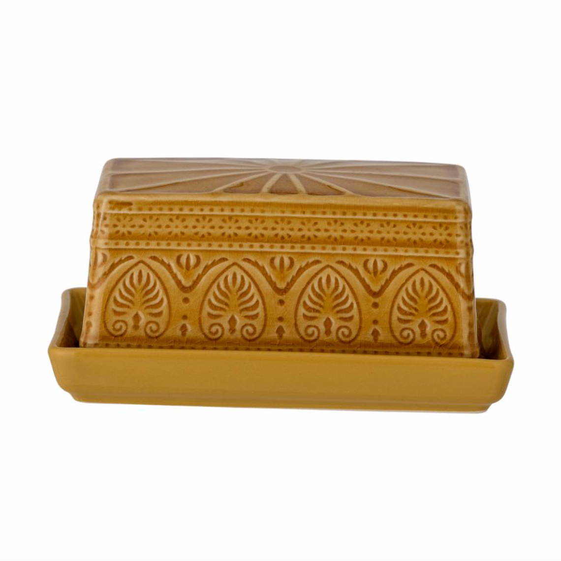 Bloomingville Rani butter dish yellow