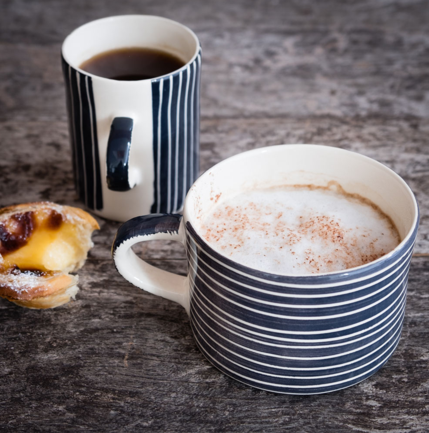 musango ceramic demi mug and mug in Blue