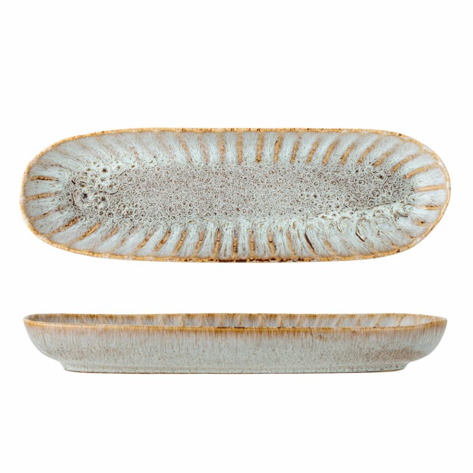 Fleur Serving Plate, Natural