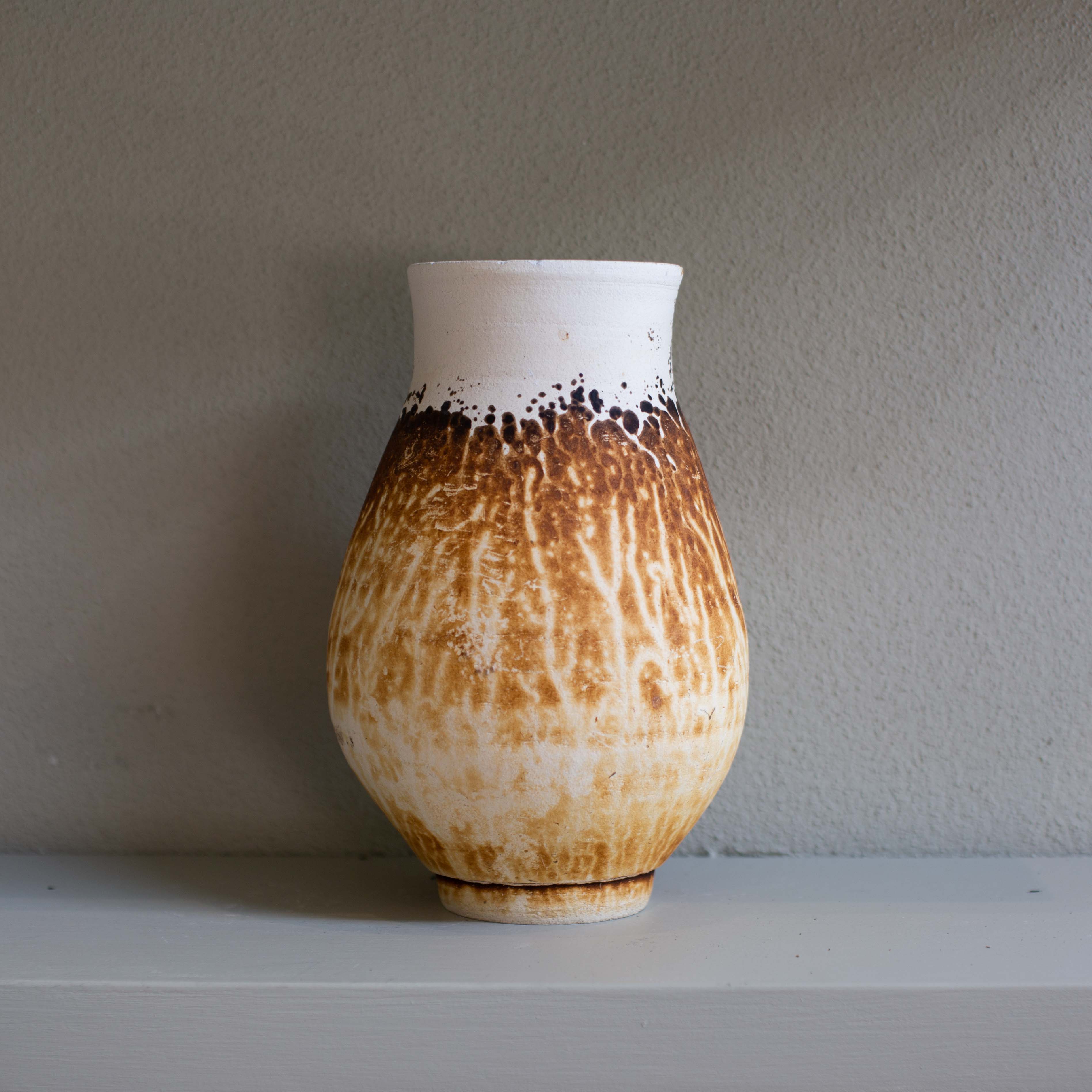 Large Bell Shaped Obvara Vase