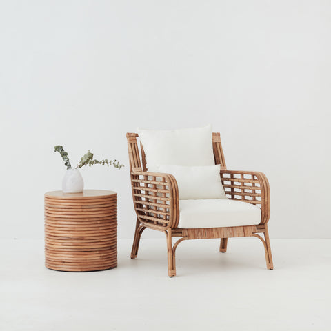 Palma Rattan Side Table