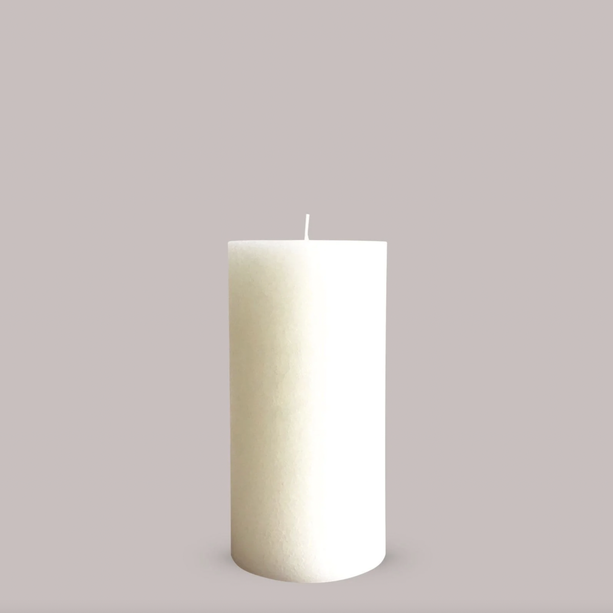 Textured Warm White Candle Medium