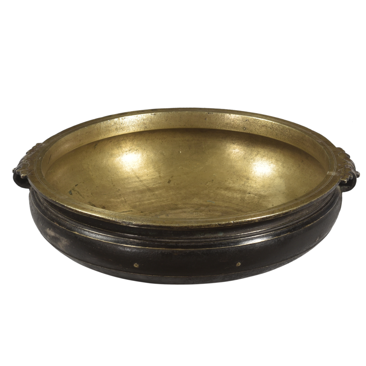 Brass Urli Bowl with Bevelled Round Edge