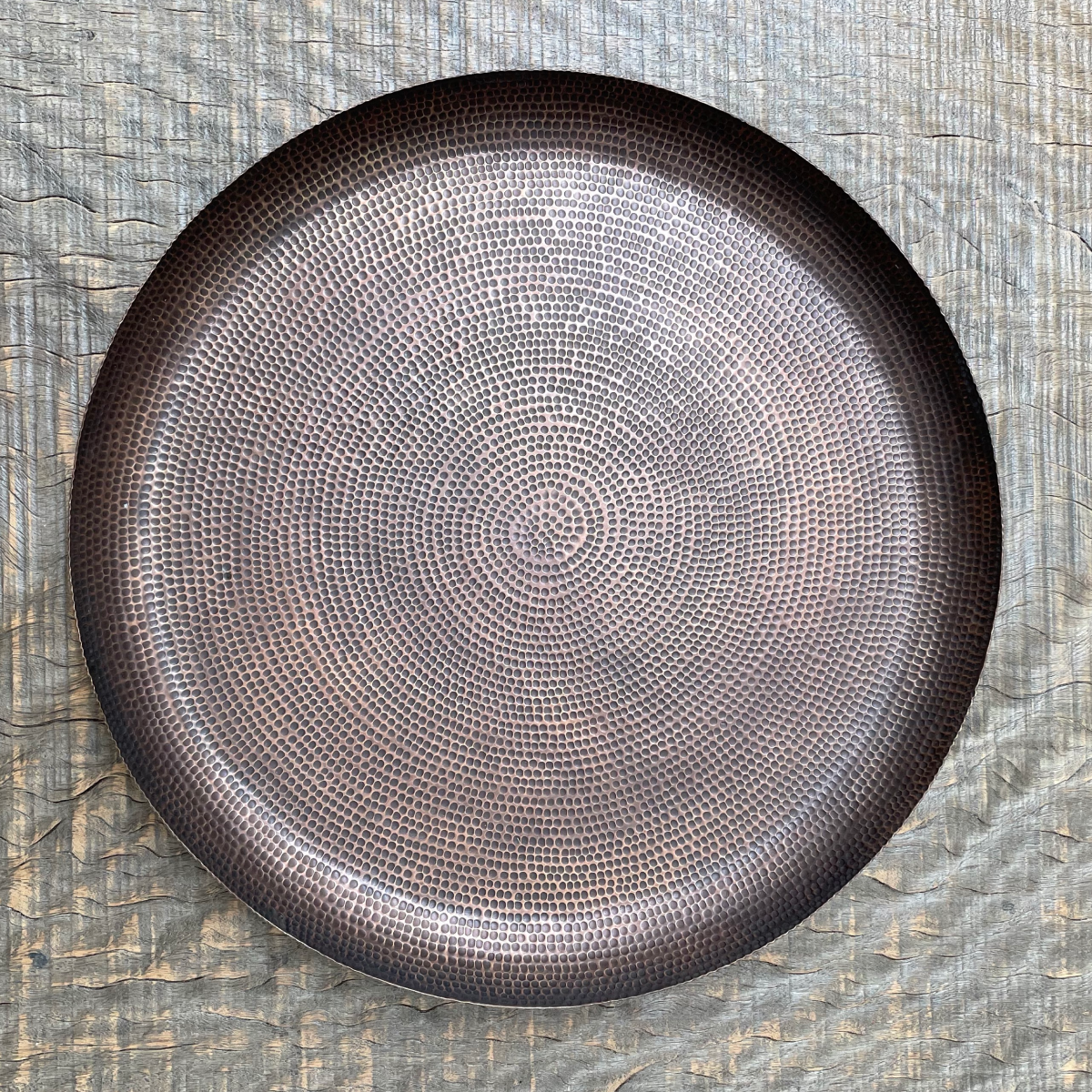 Perforated Brass Platter 33cm