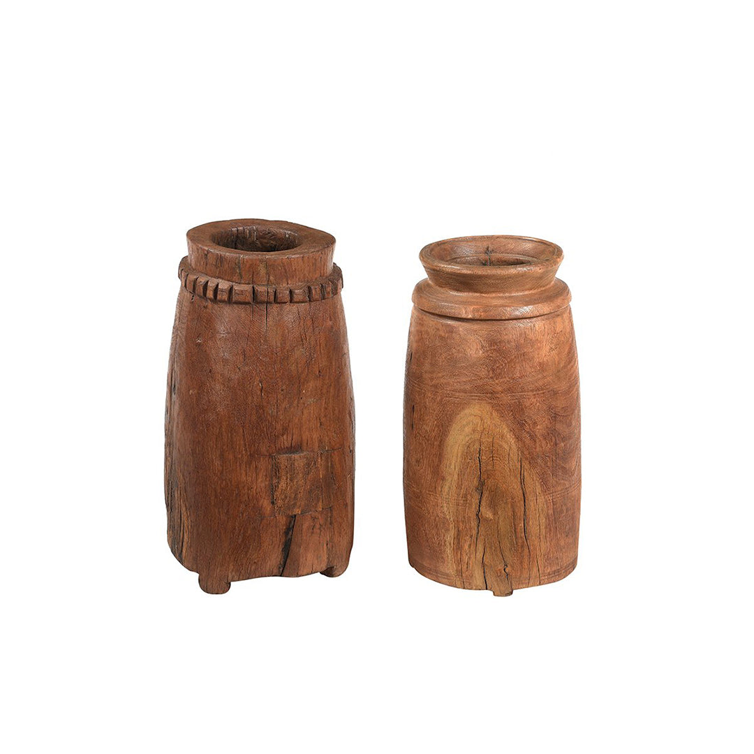Wooden Narrow Oil Pot, Assorted