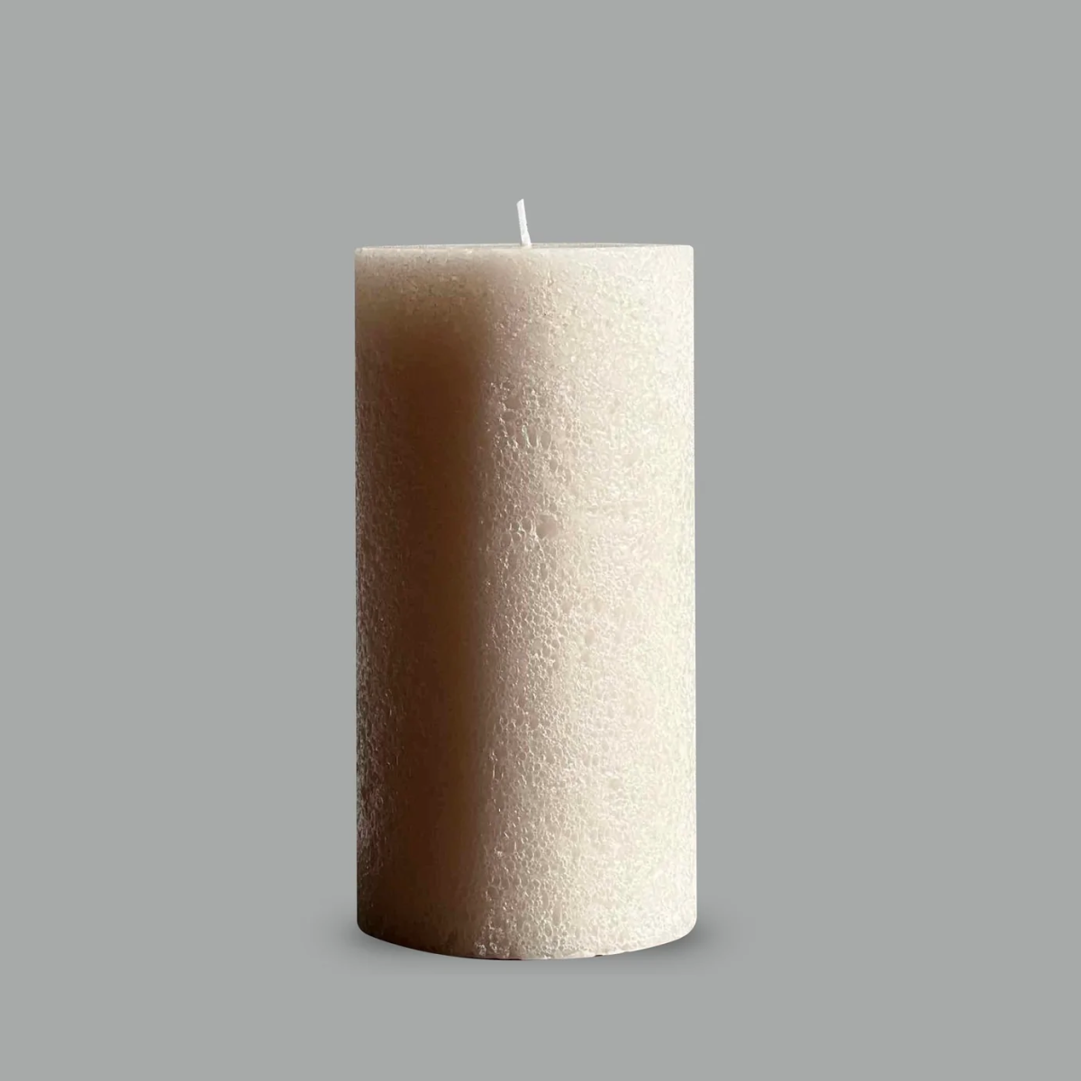 Textured Sandstone Candle Medium