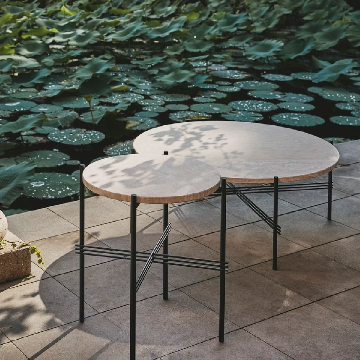 TS Side Table Outdoor, Round by GamFratesi - GUBI