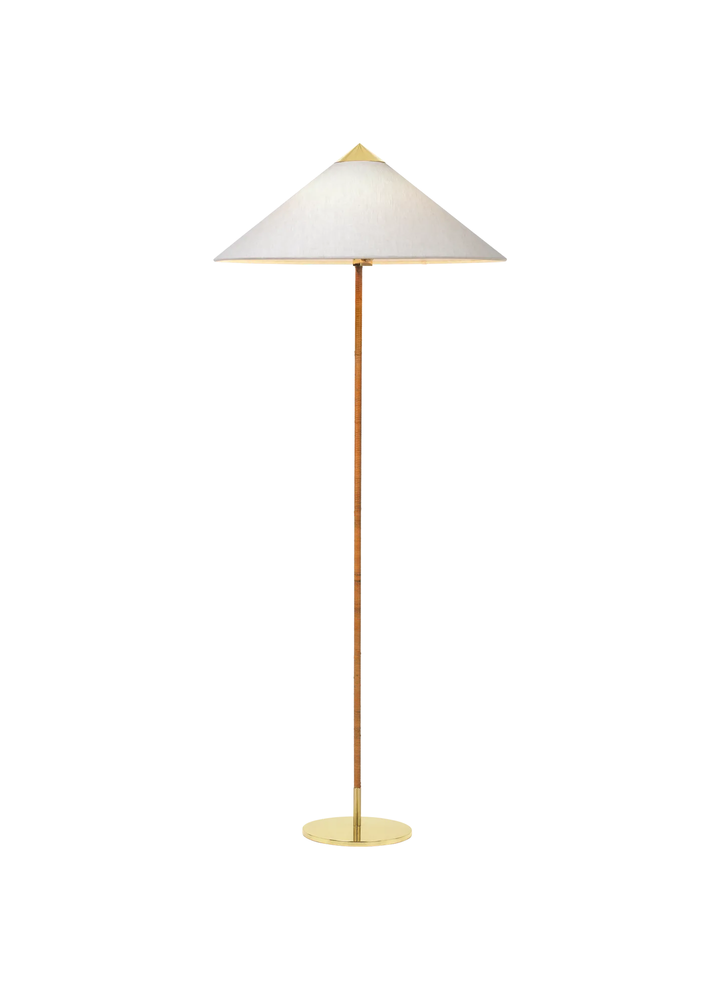 9602 Floor Lamp - Brass Base / Canvas - GUBI